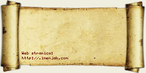 Angelina Bursać vizit kartica